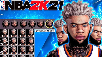 *NEW* BEST DRIPPY FACE CREATION TUTORIAL IN NBA 2K21! LOOK LIKE A DRIBBLE GOD & COMP GUARD NOW! 😱💧