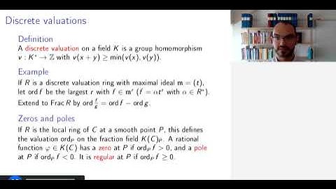 14.1 Divisors on curves (Commutative Algebra and Algebraic Geometry)