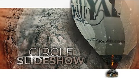Cinematic Circle Slideshow Premiere Pro Templates