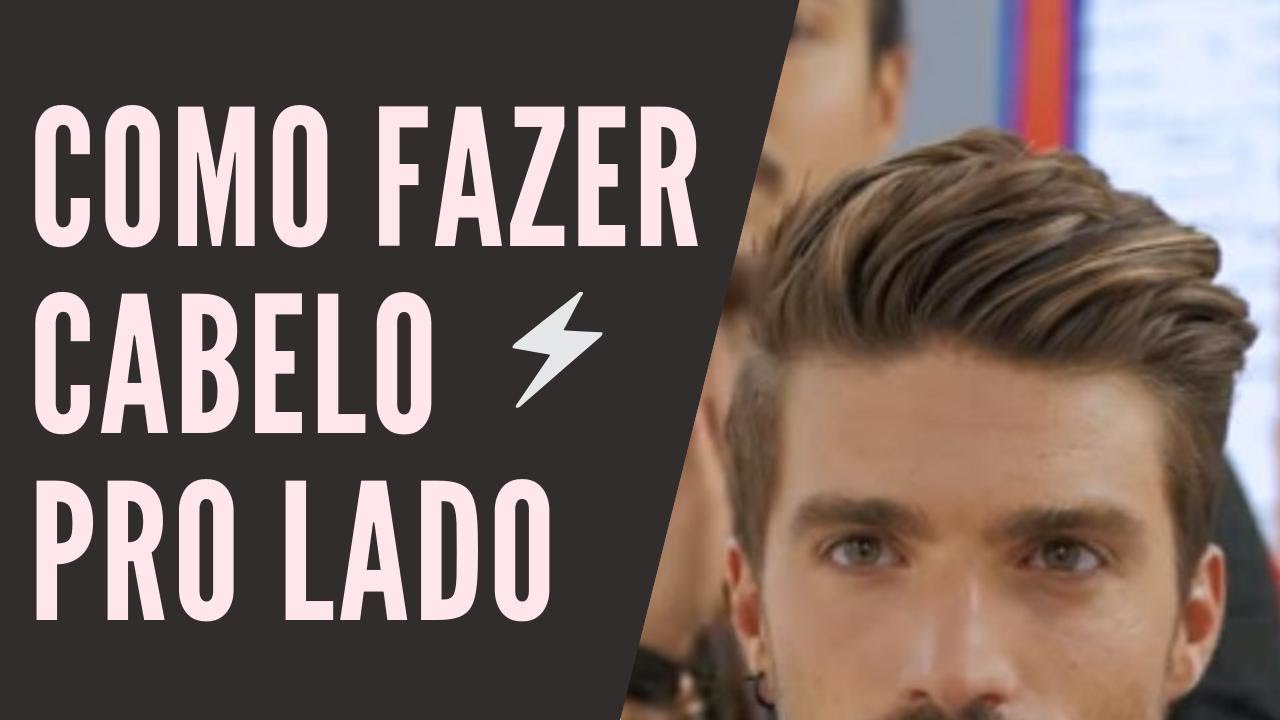 homem penteia o cabelo para que lado