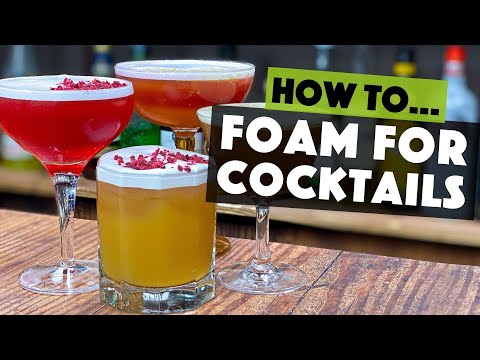 How to make Foam for a Cocktail using Miraculous Foamer