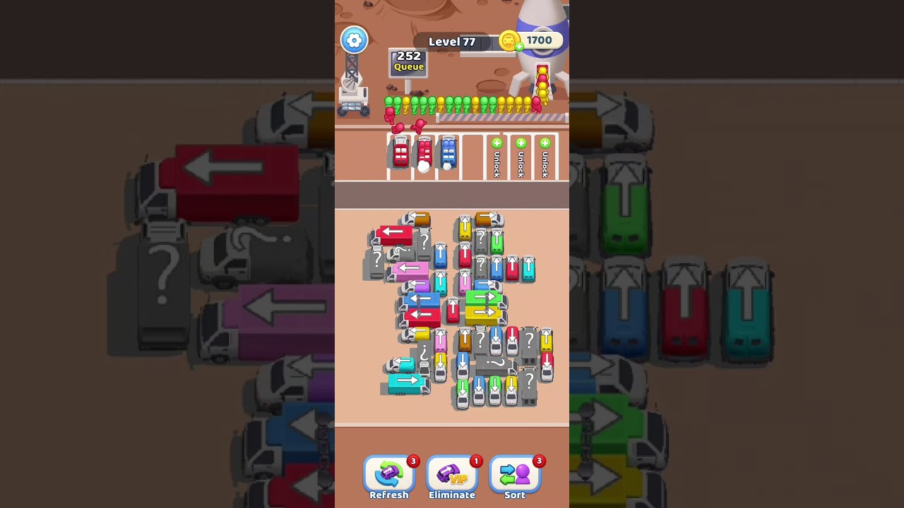 Car Jam Solver (Level 77)