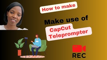 How To Use CapCut Teleprompter Feature.#capcuttelepromter