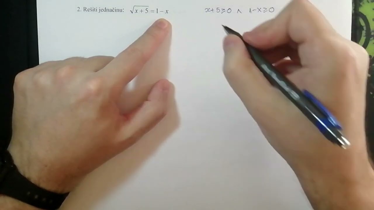 Iracionalne jednacine  1. deo