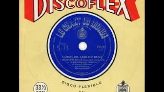 COROS DEL EJÉRCITO RUSO Medianoche en Moscú, Los resplandores del crepúsculo - Discoflex París 1961 COROS DEL EJÉRCITO RUSO Medianoche en Moscú, Los resplandores del crepúsculo - Discoflex París 1961