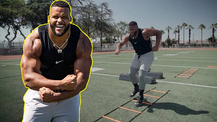 D-Line Drills with Aaron Donald to Improve Footwor...