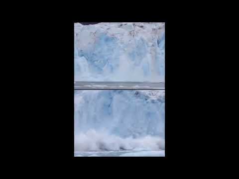 glacier melting and restoring split screen meme template || glacier melting meme template