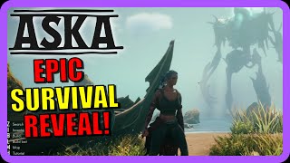 Exclusive GAMEPLAY Sneak Peek ASKA | VALHEIM meets BELLWRIGHT #playaska