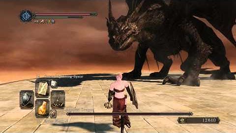 [Dark Souls 2] Lightning Spear vs Ancient Dragon