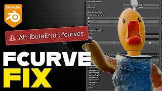 Fix “Action Object Has No Attribute FCurves” in Blender