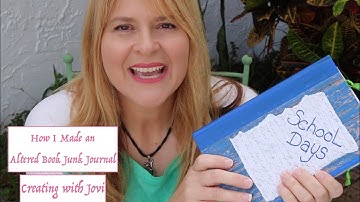 How To Create an Altered Book Junk Journal DIY Part 1 - Altered Book How To