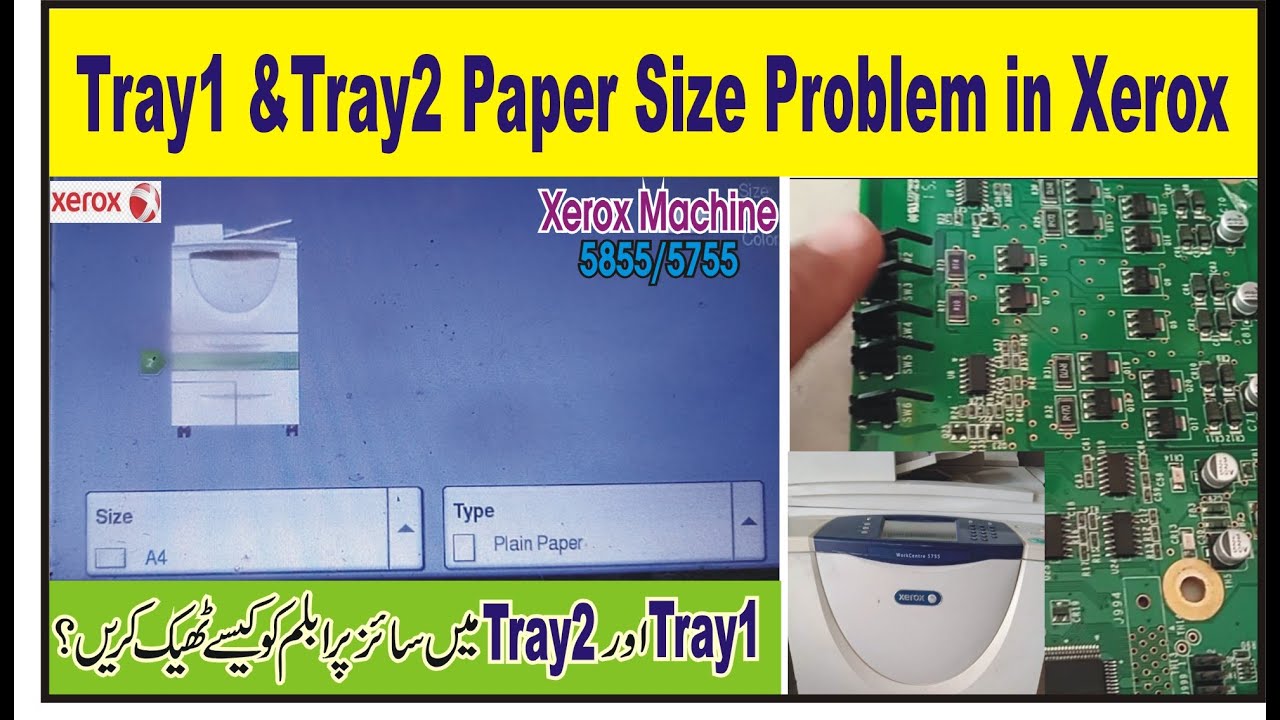 how-to-slove-tray1-tray2-paper-size-problem-in-xerox-5755-5855-urdu