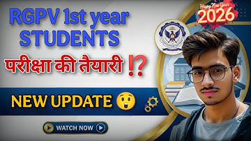 RGPV 1st Year Students MUST WATCH 📚 | Exam Preparation Strategy 2025 | Pass in First Attempt#betech 