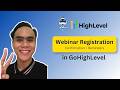 Webinar Registration Confirmation and Reminders in GoHighLevel