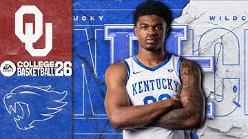 Oklahoma vs Kentucky | College Basketball 26 | Live Simulation