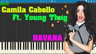 Havana Piano Tutorial || Camila Cabello || Young Thug || Very Easy ||