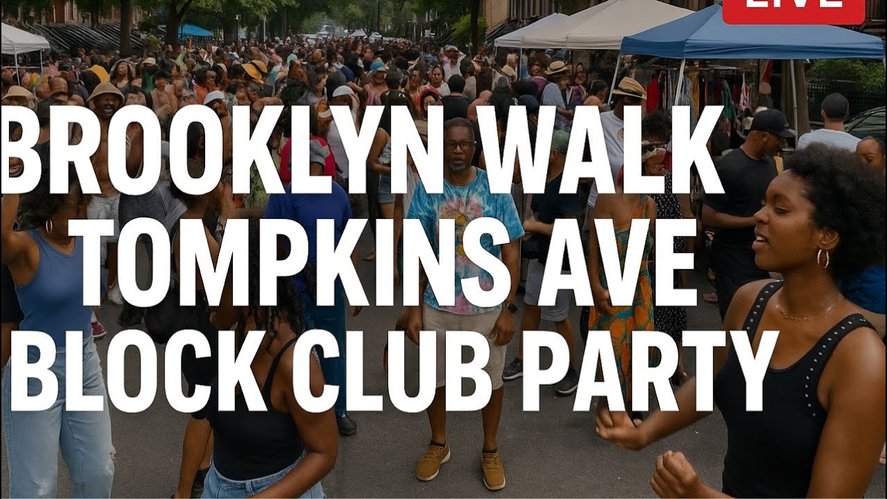 Tompkins Avenue Block Club in Bed-Stuy Brooklyn | LIVE