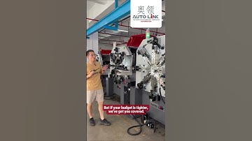 CNC 12 axis camless spring forming machine