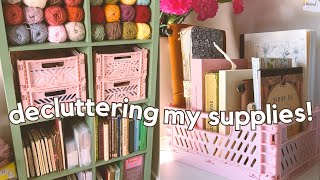 Journaling supplies organisation, craft room spring clean & current journals! 🌟🌸 Studio vlog