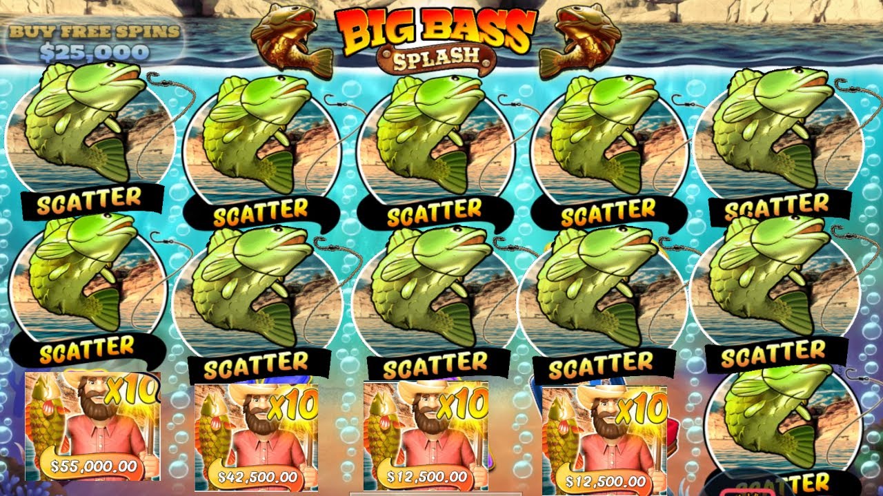 BIG BASS SPLASH EPIC 10X WIN AFTER 5 - 4 SCATTERS - INSANE FREE SPINS ...