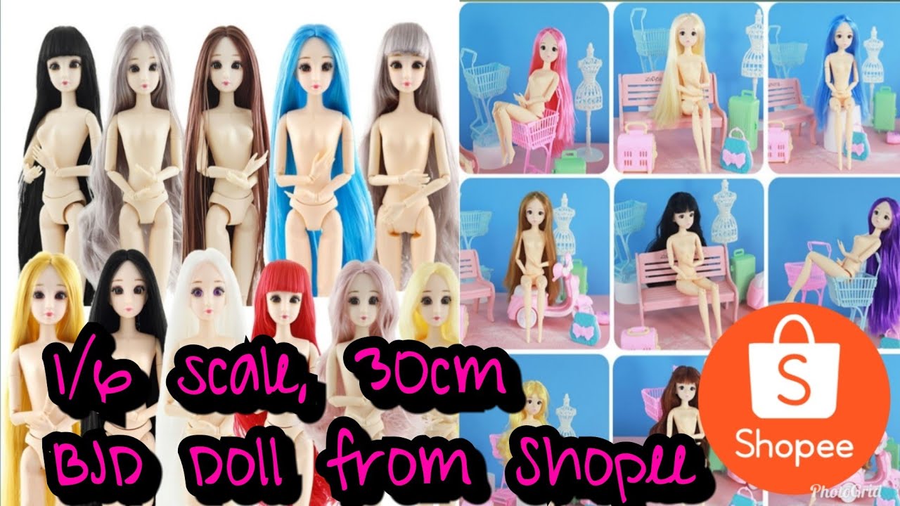 UNBOXING: Cheap 30cm 1/6 Scale,  BJD Doll from shopee. Part 2 Sobrang Mura 😍
