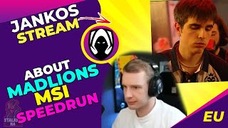 Jankos About MadLions MSI SPEEDRUN [0-6] 👀