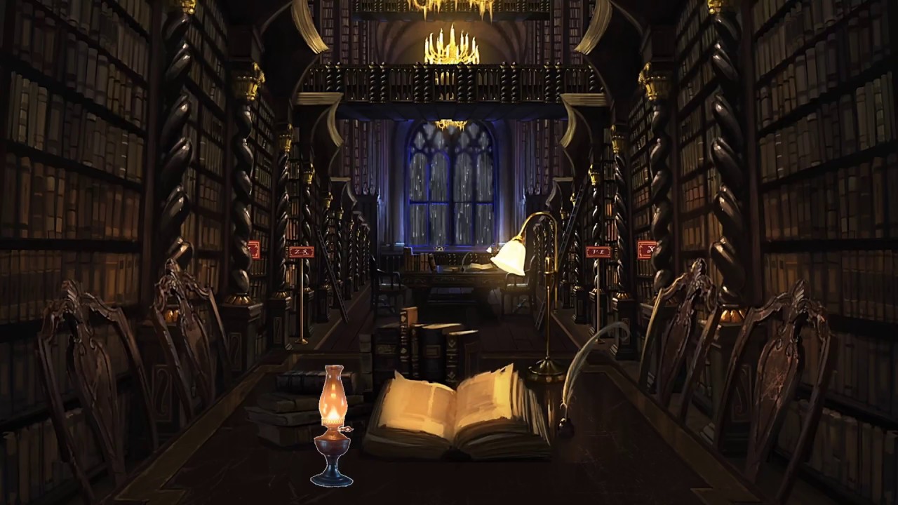 Hogwarts Library Harry Potter