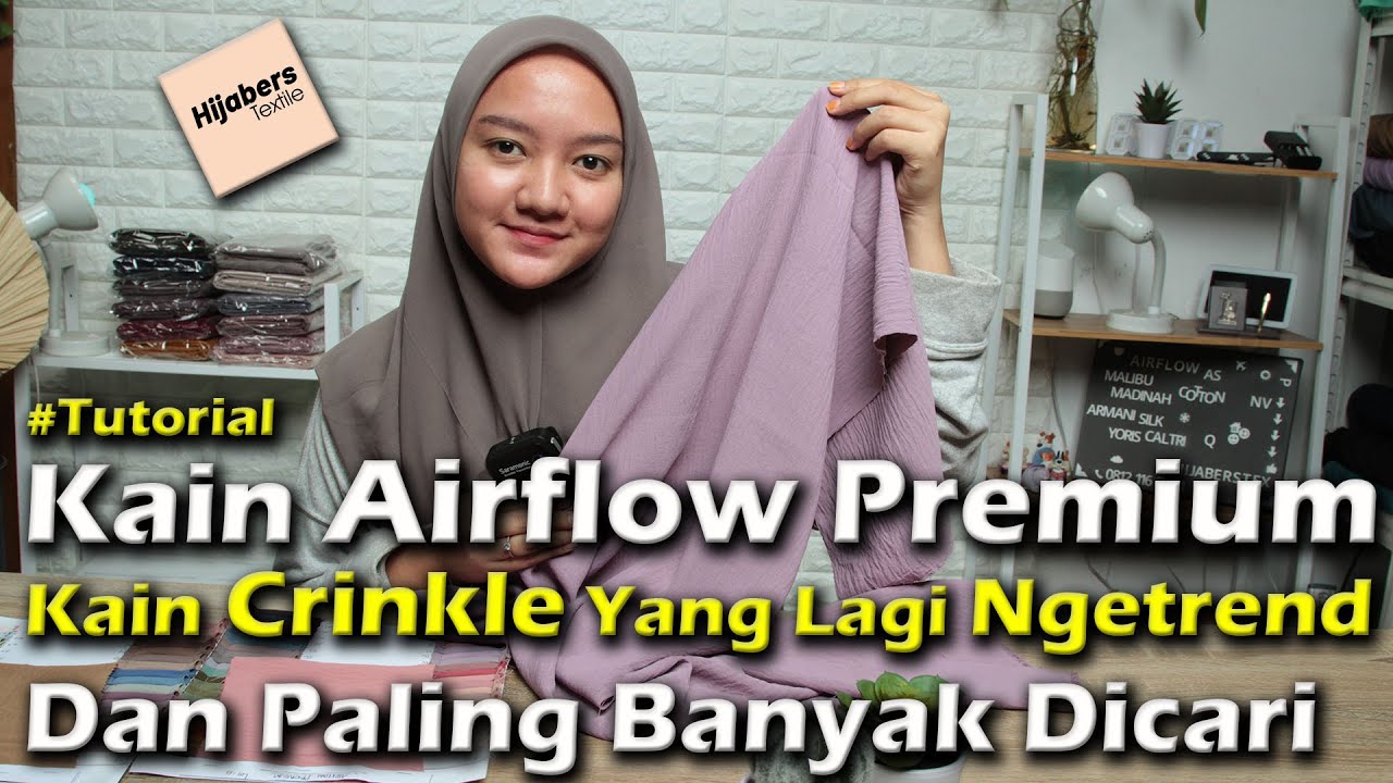Kain Airflow Premium - Kain Crinkle Yang Lagi Ngetrend, Paling Banyak Di Cari