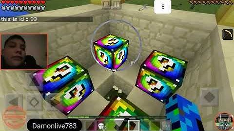 Minecraft PE: SPIRAL LUCKY BLOCK MOD UPDATE!! (MANY NEW DROPS, WEAPONS, AND MORE!!) Mod Showcase