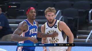 Philadelphia 76ers vs Indiana Pacers Highlights 1st Half | 2020-21 NBA Preseason