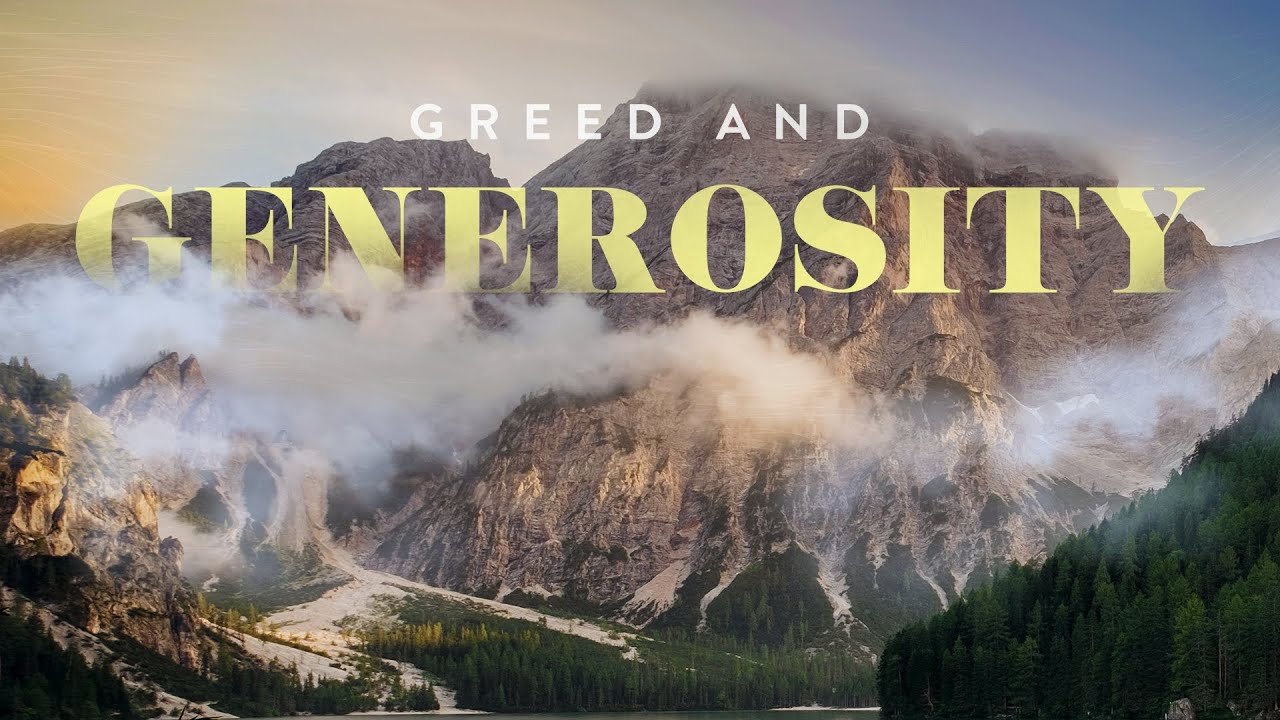 Greed and Generosity Potter's Wheel Church Livestream YouTube