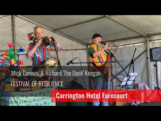 Mick Conway and Richard 'The Duck' Keegan