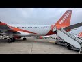 Easyjet Airbus A320-214 taking off from Bristol UK Airport