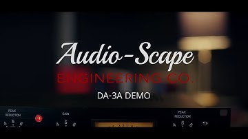 AudioScape DA-3A Dual-Channel Optical Leveling Amplifier Official Demo