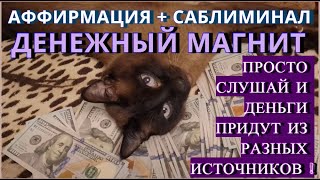 Денежный магнит Мощное притяжение денег из разных источников! Просто слушай и деньги будут липнуть!