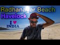        we went to indias best beach  radhanagar beach andaman