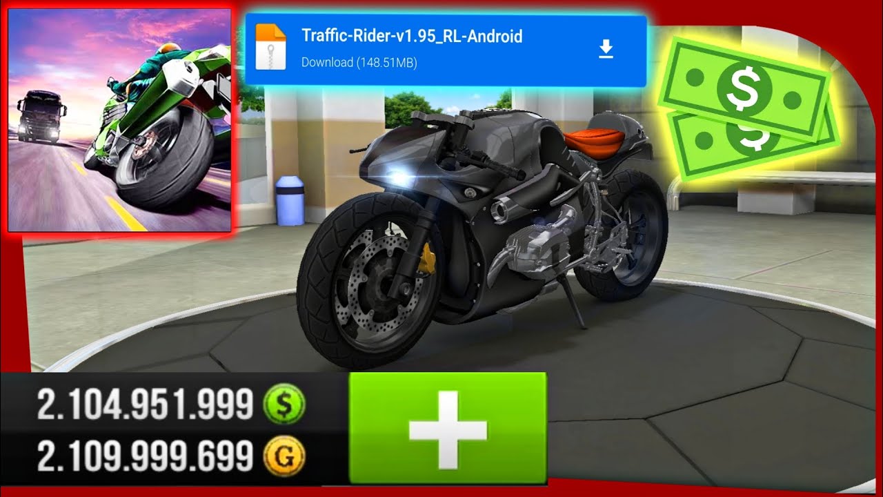 Traffic Rider Dinheiro Infinito 2023, Versão 1.95