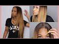 6x6 Glueless Closure w/ NO BABY HAIRS! & Honey Blonde Color on 30” Wig!!!  | BabyHeir Collection