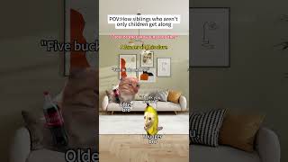CAT MEMES🐱How siblings who aren't only children get along #catmemes #memes #funnymemes #foryou