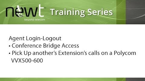 Agent Login Logout; Conf Bridge Access & Pick Up another