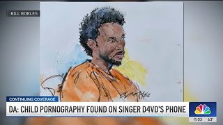 Child pornography found on singer D4vd's phone, DA says
