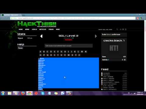 HackThis 12 - SQL Injection (Nivel 2)