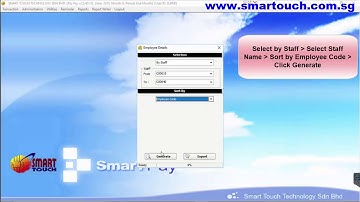 Payroll Malaysia Tutorial : How to Generate Employee Details Selected by Staff