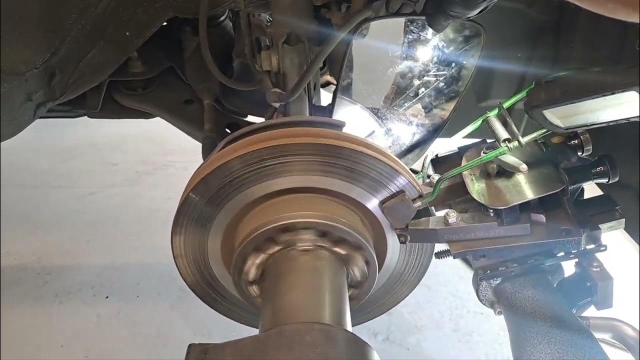 Toyota Rav4 Front Brake Rotors Machining by using Pro Cut Portable