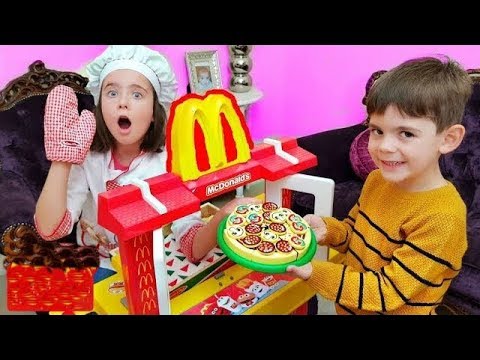 Kids Learning Vegetables Pretend Play Kitchen Playset - YouTube