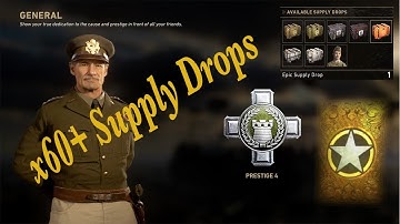 Prestige Four x60+ SUPPLY DROP OPENING .. Call Of Duty [WW2]