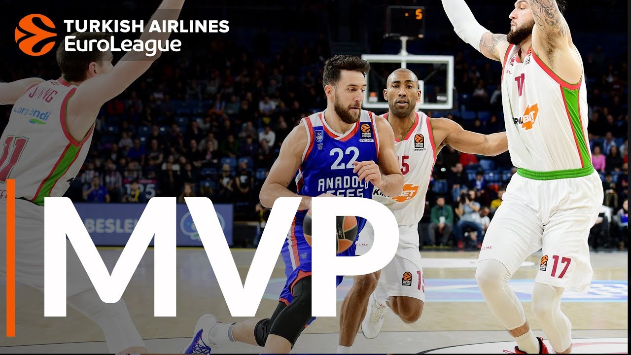 Turkish Airlines Euroleague Mvp For November Vasilije Micic Anadolu Efes Istanbul Youtube