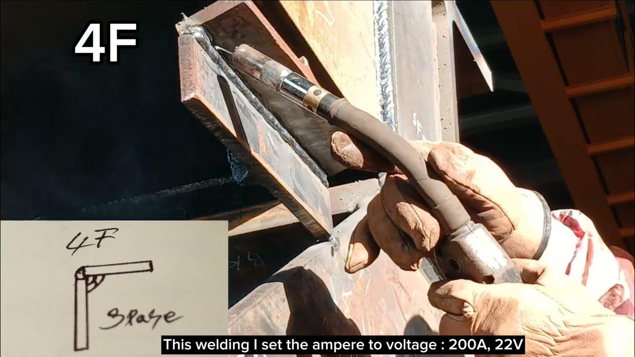 The overhead welding tips and tricks. YouTube