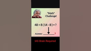 Math Challenge #shorts #puzzle #tricks #reasoning  #math #braintest #braingames #shortvideo #short