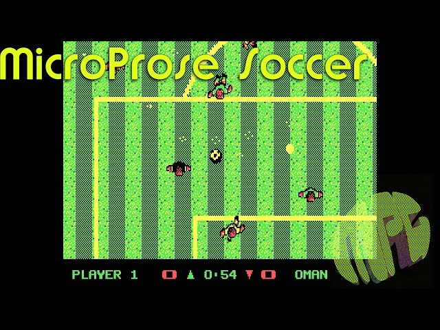 Microprose Soccer Sur PC - Version Disquette 5.25'' - Jeu Vintage